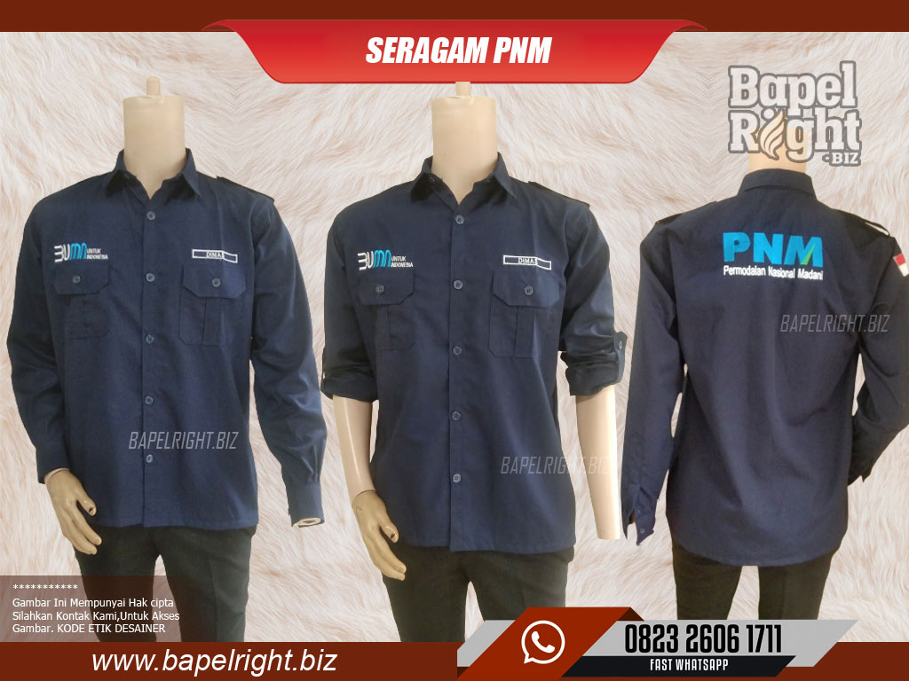 baju pdh biru dongker