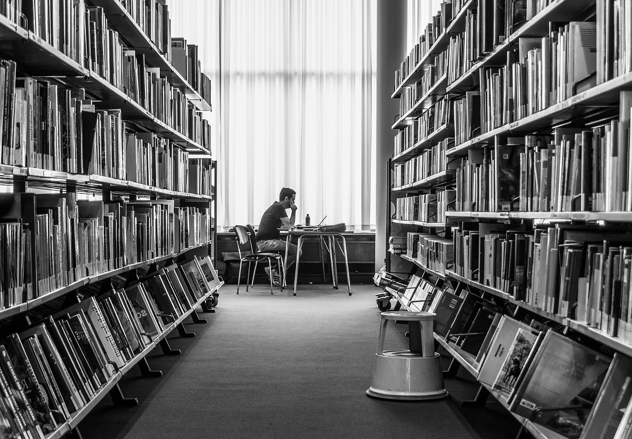 Ilustrasi Perpustakaan (Foto: Pixabay.com)