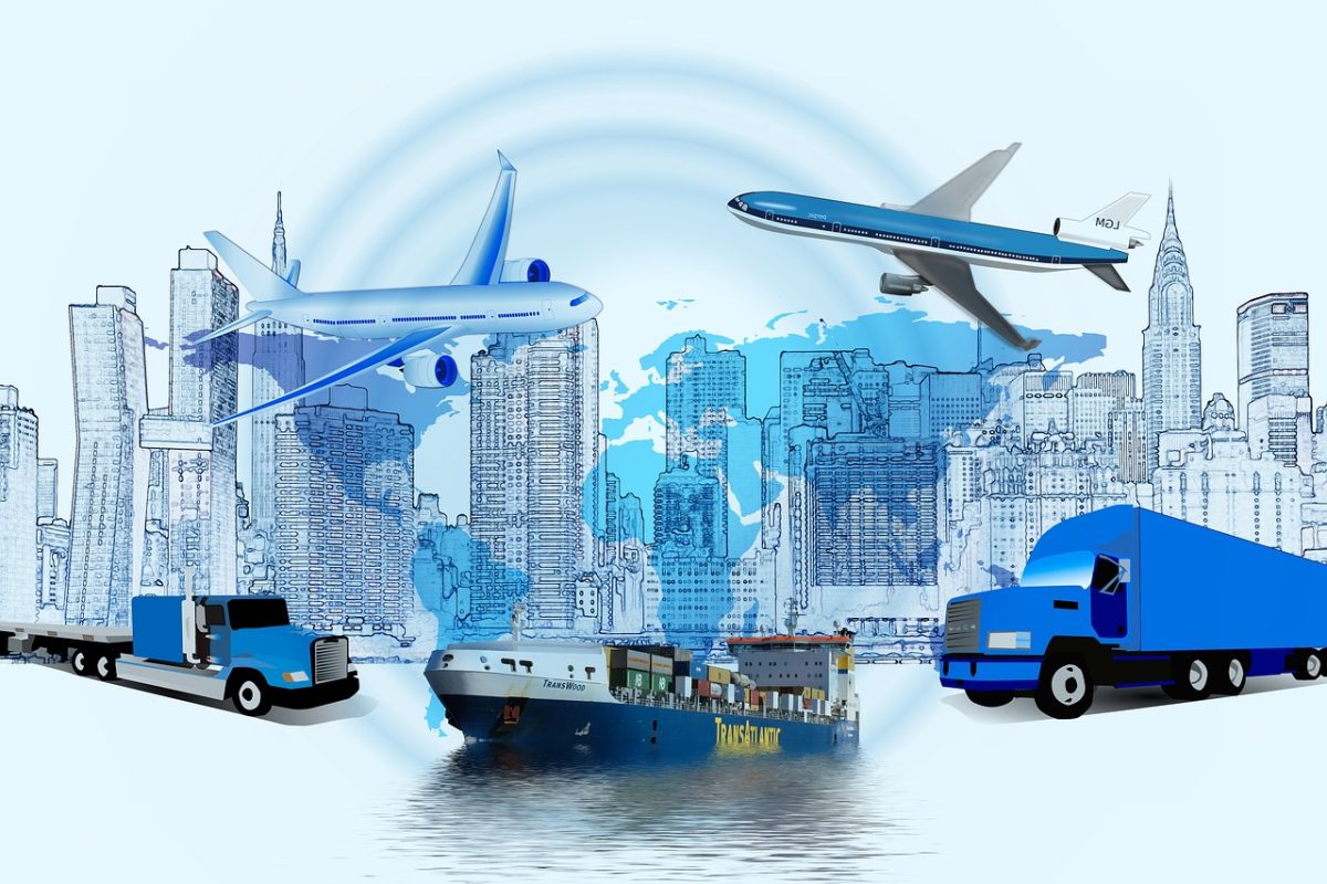 Ilustrasi Bisnis Logistik (Foto: Pixabay)